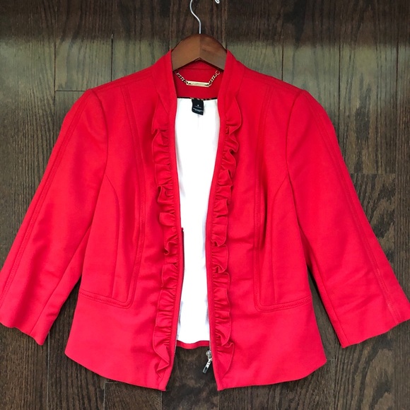 White|Black Red Jacket Size 4 - Picture 2 of 8